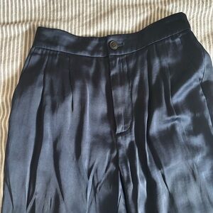 Madewell Navy Silk Pants, size XS